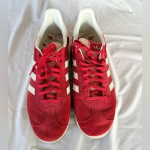 Adidas Gazelle Indoor Red and White Classic Sneakers